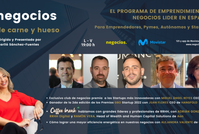 Episodio 86 – Premios GBO Startups / HANGFOLD / Todo sobre RRHH-COFFEE BREAK / AON/ Eficiencia energética GRENKE